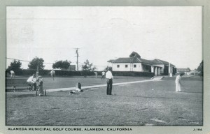 Alameda Municipal Golf Course, Alameda, California, mailed 1947    